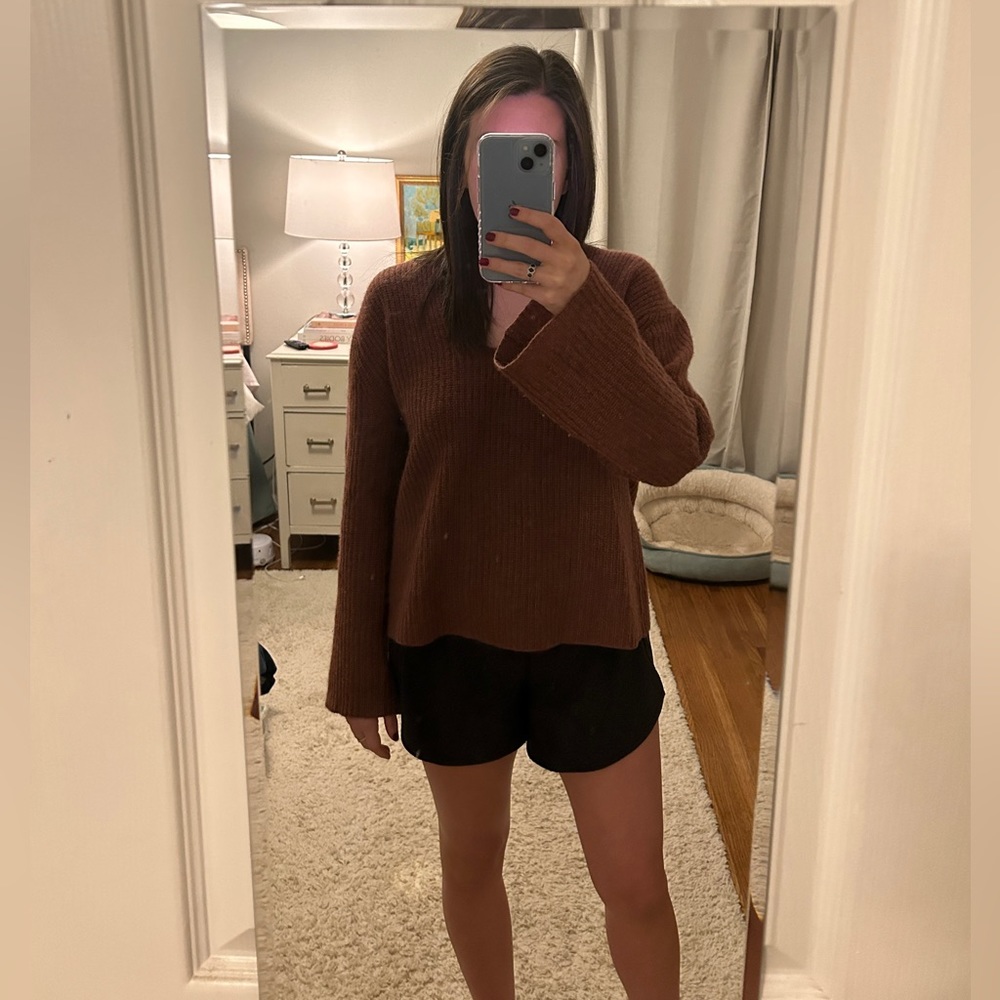 Skull Cashmere Wide Sleeve Sweater - Picture 7 of 7